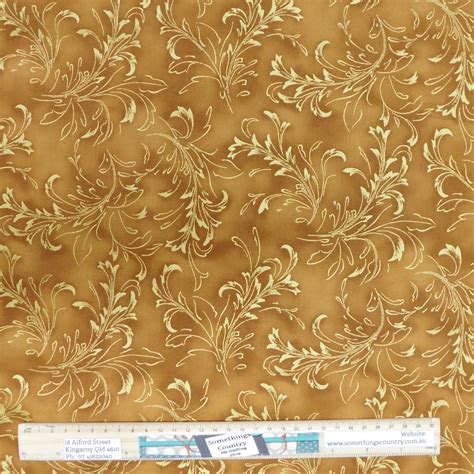 metallic gold floral fabric|metallic gold cotton quilting fabric.